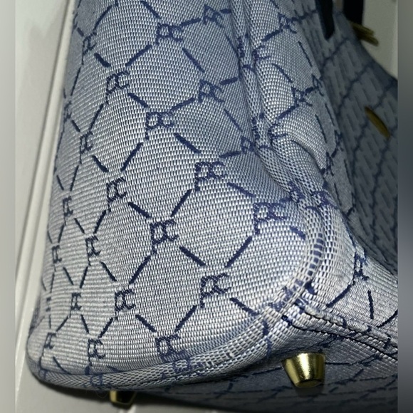 Pierre Cardin Logo Tote, Laptop Pocket, Travel Weekend Bag, Large Purse - Picture 6 of 16